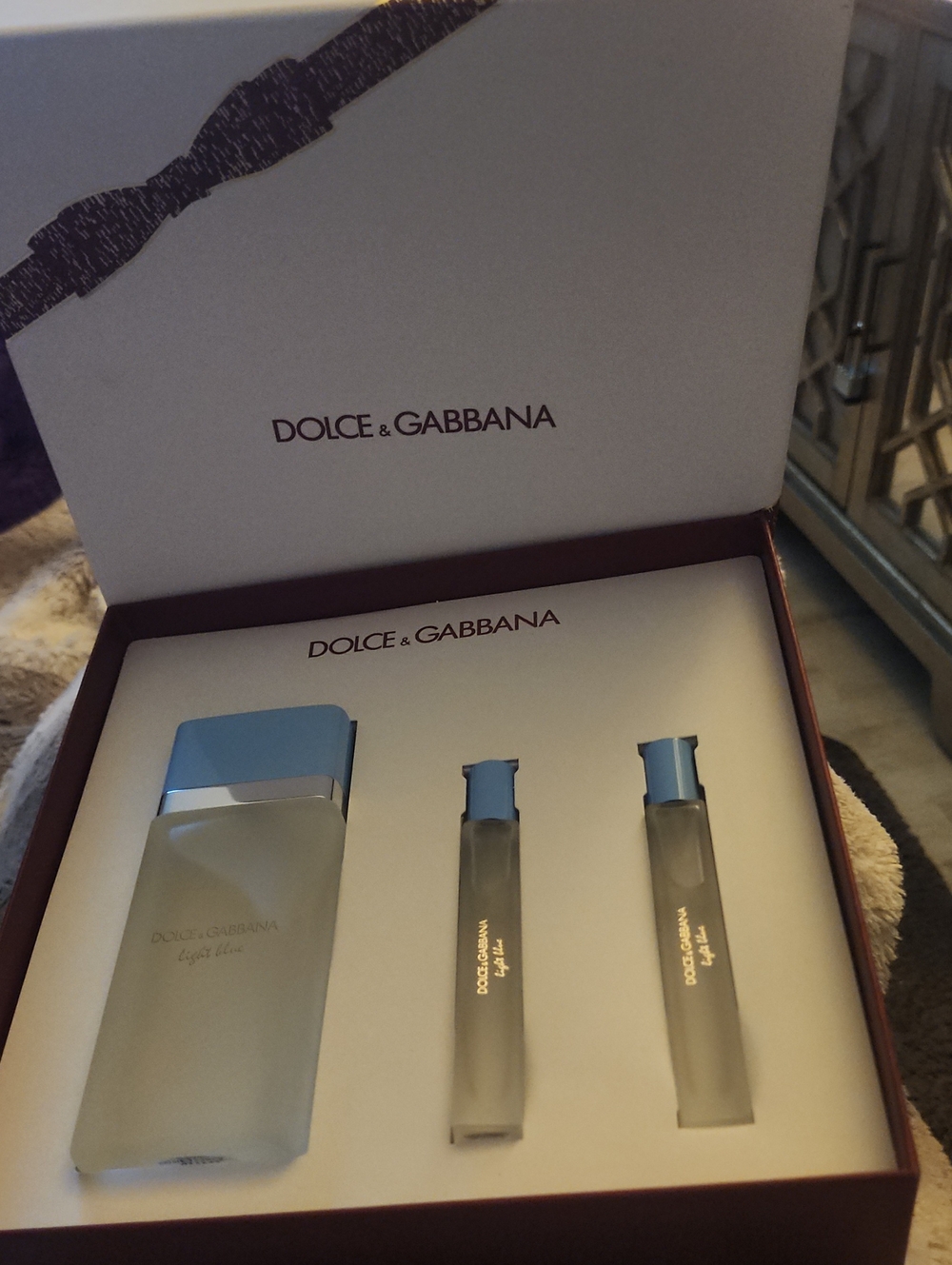 Dolce & Gabbana Light Blue Set - Pale Blue Caps